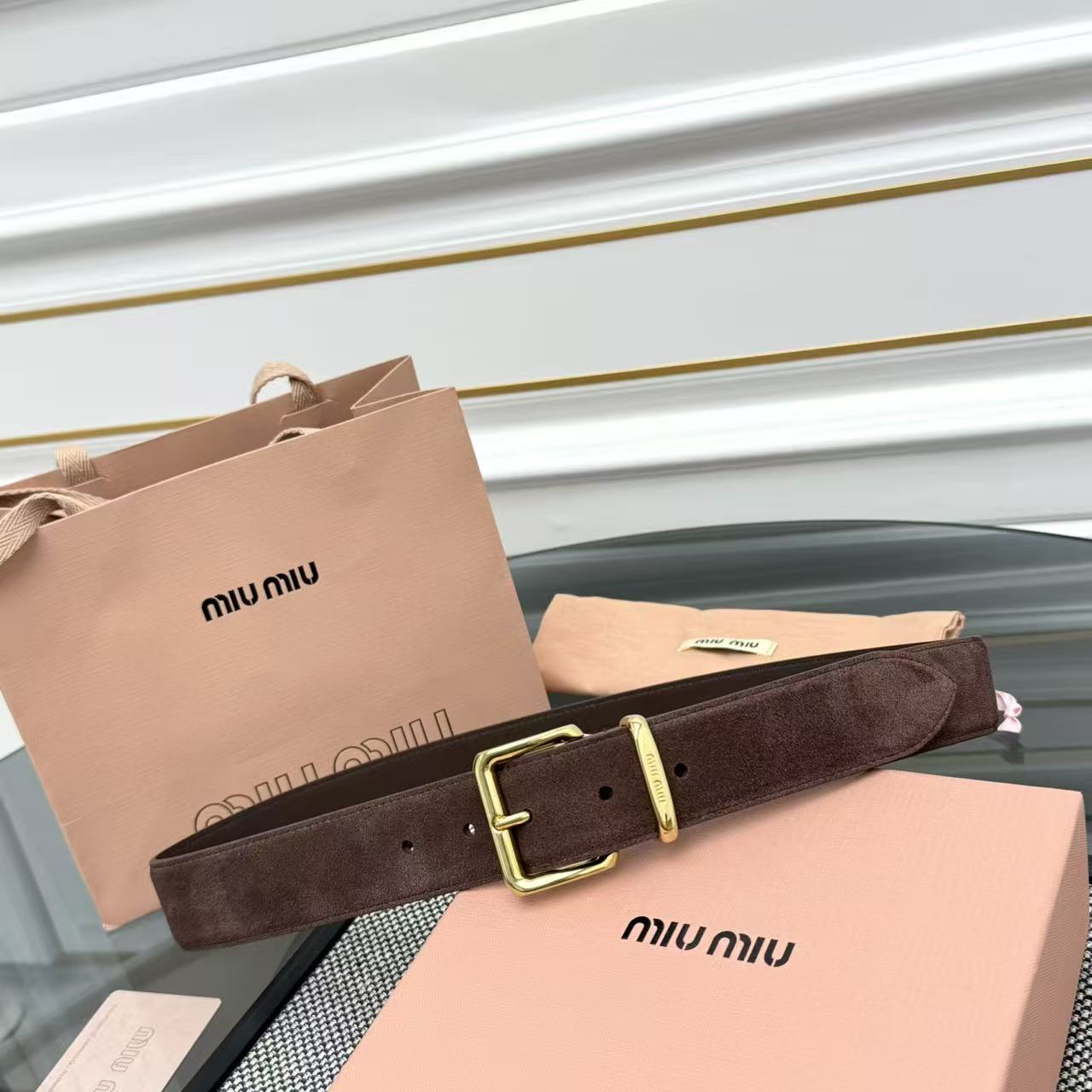 미우미우 벨트 57914