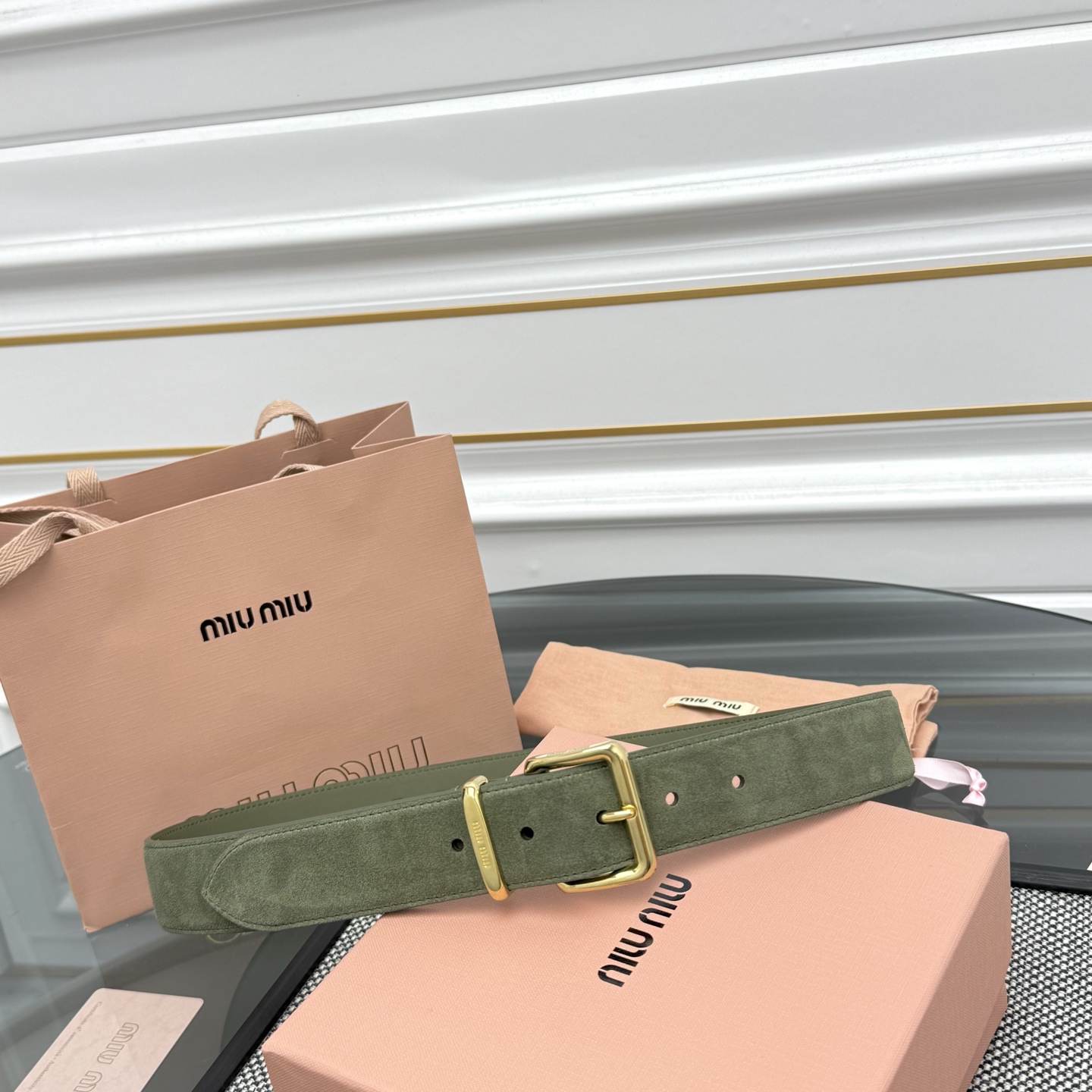 미우미우 벨트 57916