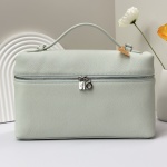 Loro Piana Clutches & Pouch Bags Blue White All Steel Calfskin Cowhide Lambskin Sheepskin 1 Loro Piana Clutches & Pouch Bags Blue White All Steel Calfskin Cowhide Lambskin Sheepskin