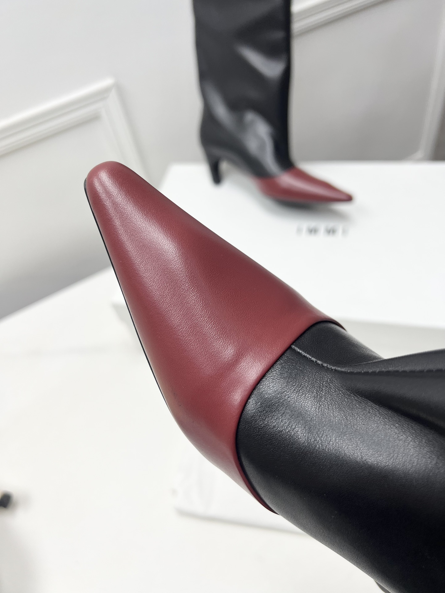 Stylish IMMI 2023w Boots: Imported Calf Skins, 4cm, Sizes 35-39, Unique Design - 图片 5