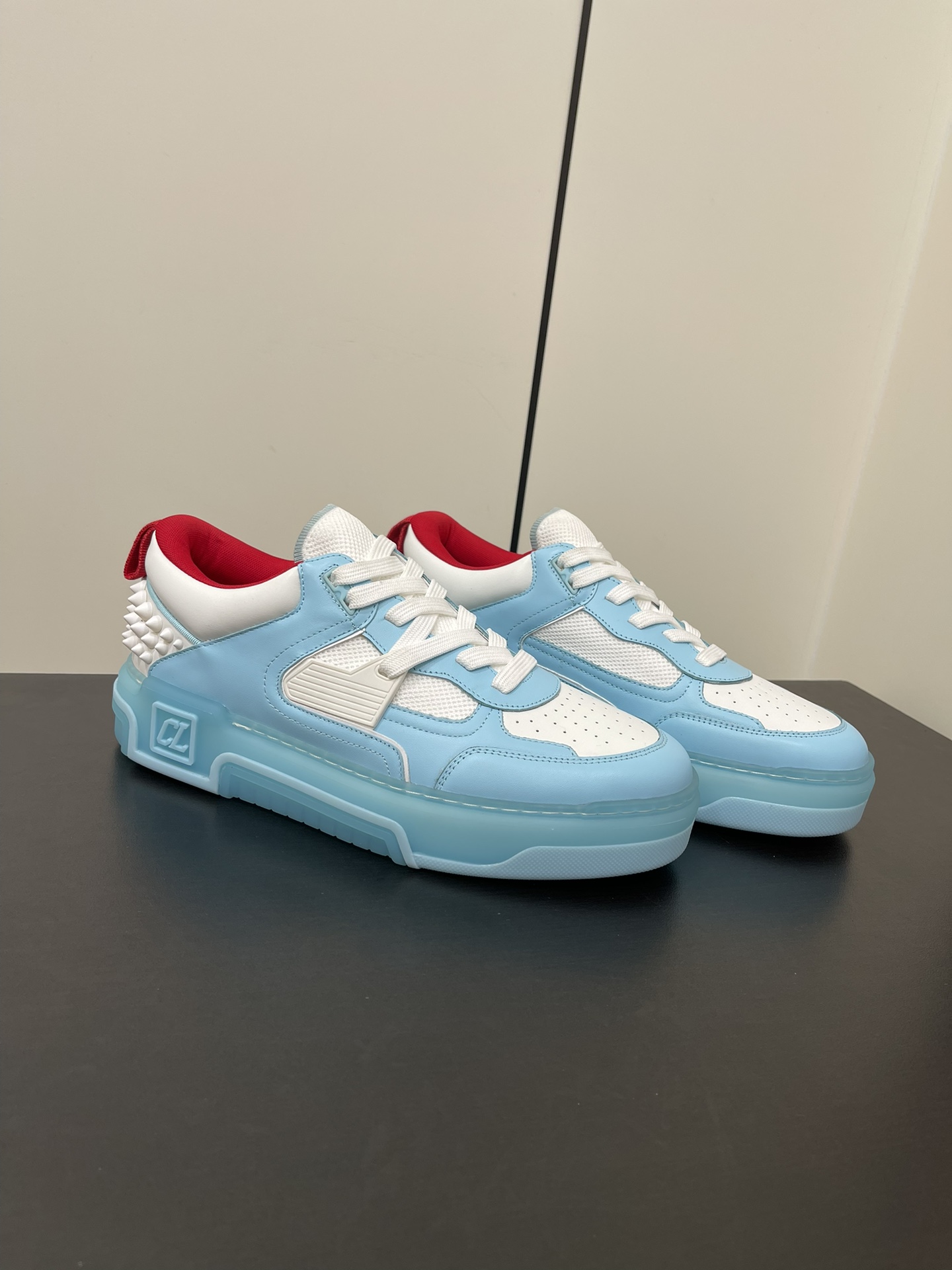 Christian Louboutin Astroloubi Series: Iconic Red Basketball Shoes for Couples