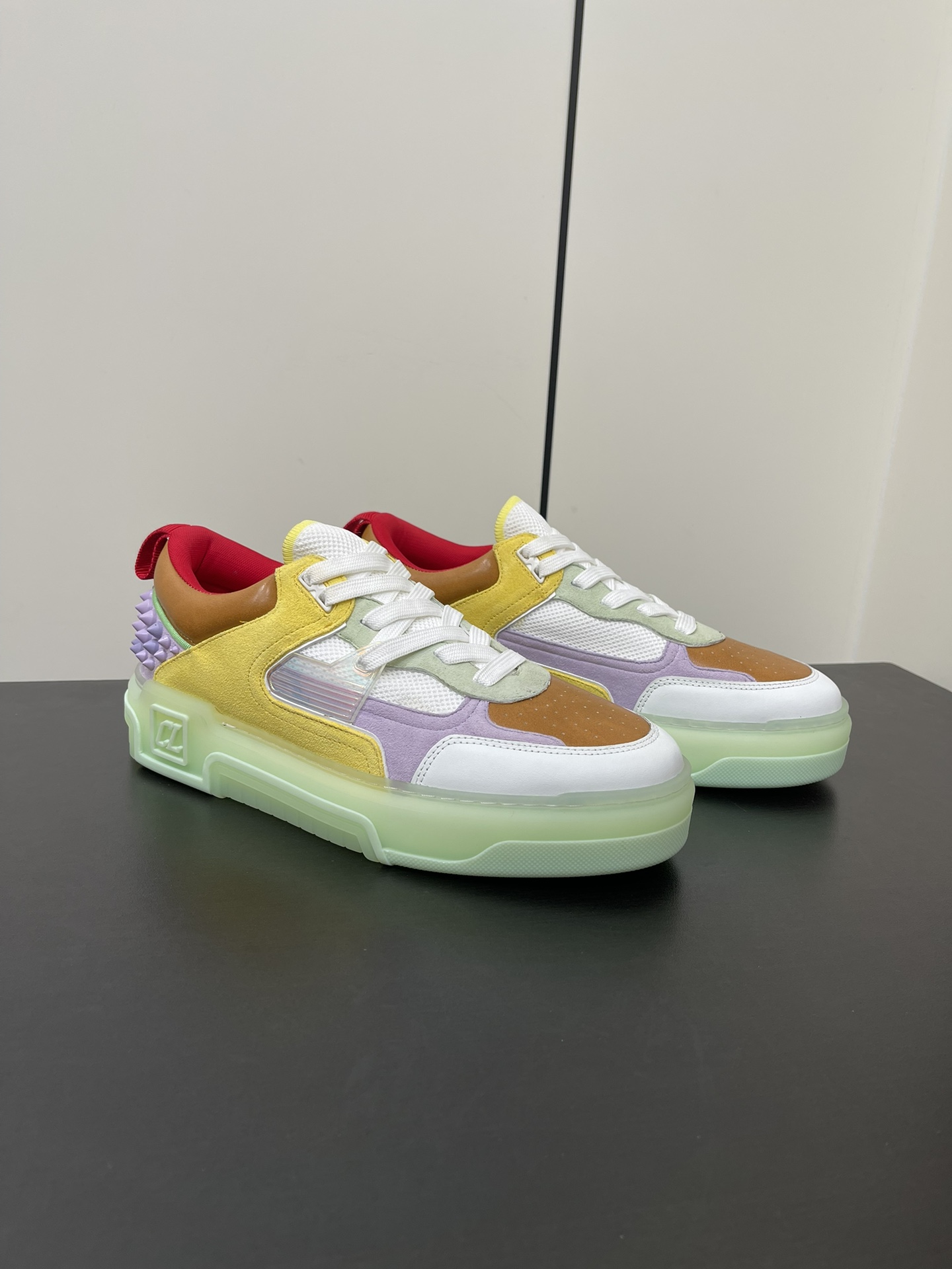 Christian Louboutin Astroloubi Basketball Sneakers Retrospect: Red Shoes with Iconic Details