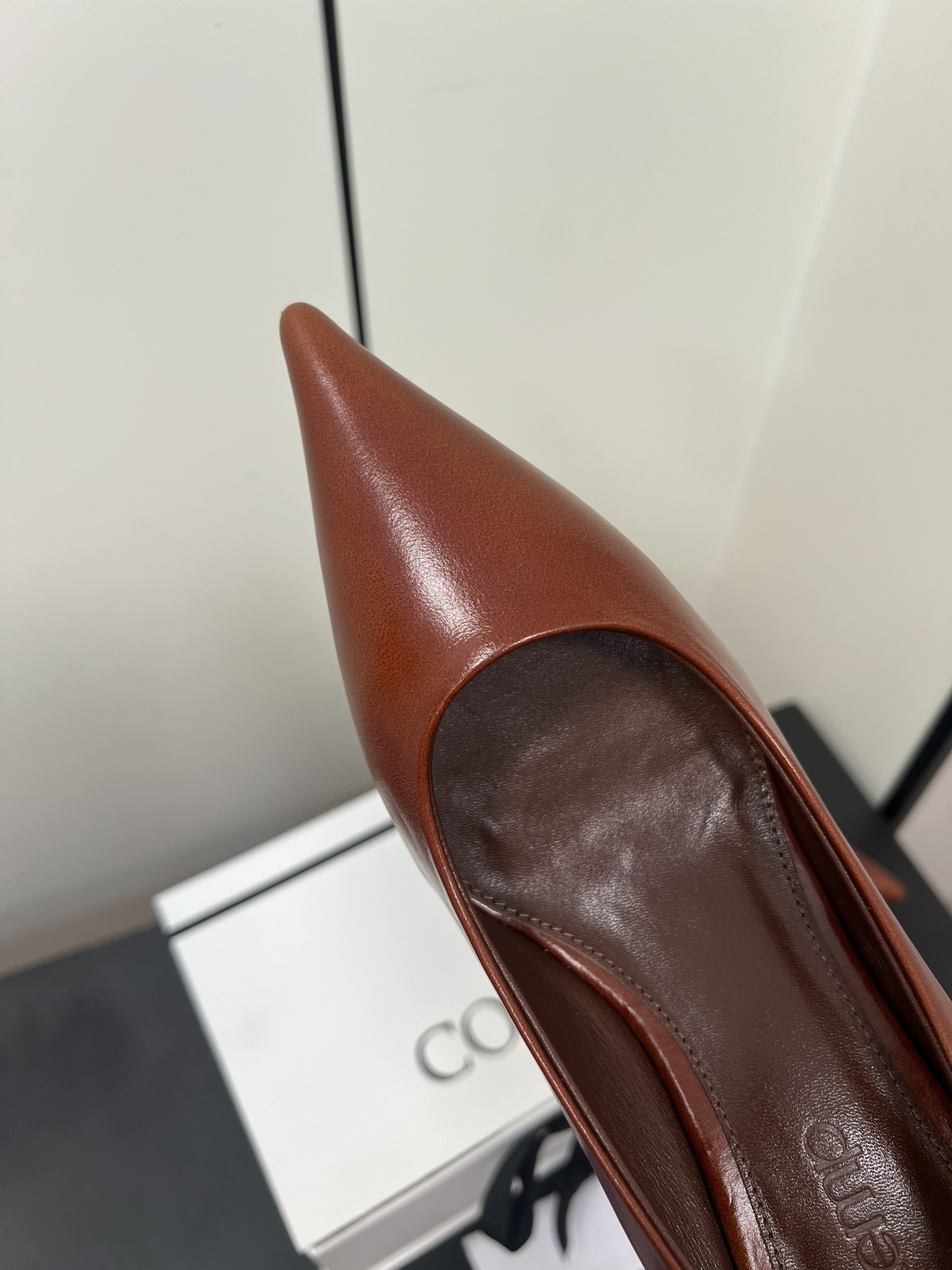 P775 Small-Scale Silk Embroidered Pointy Heel Shoe Series - 图片 6