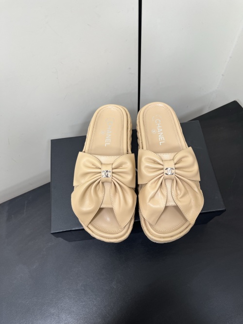 Chanel Lambskin Espadrille Sandal with Bow Detail - Comfortable & Stylish