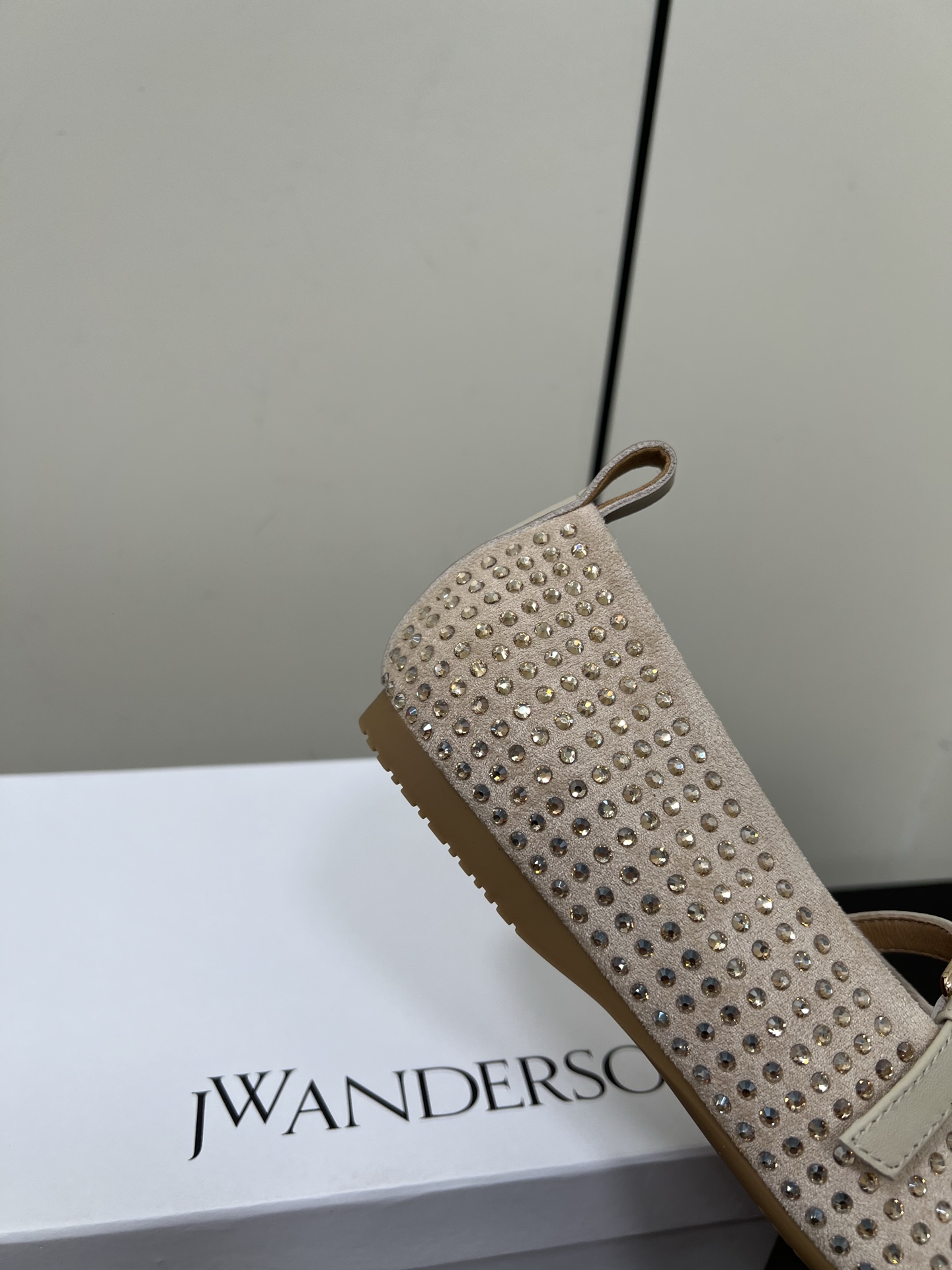 JW Anderson Mary Jane Ballet Shoes: Glamorous and Comfortable Black Diamond Style - 图片 8