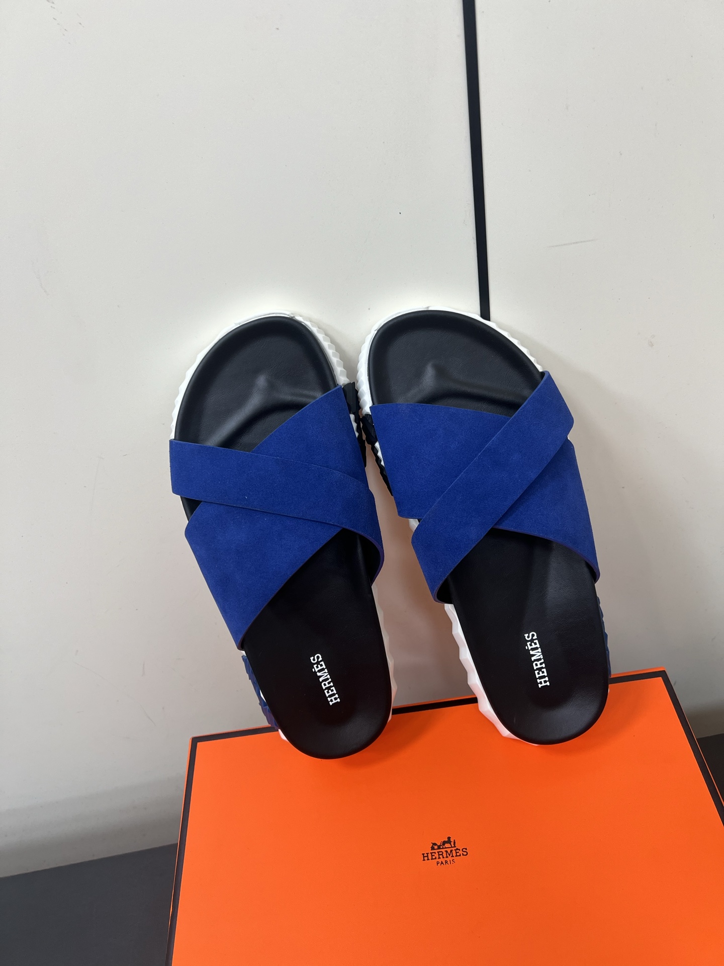 Hermès 交叉 织带 防水台 凉鞋 二舅鞋 H拖鞋