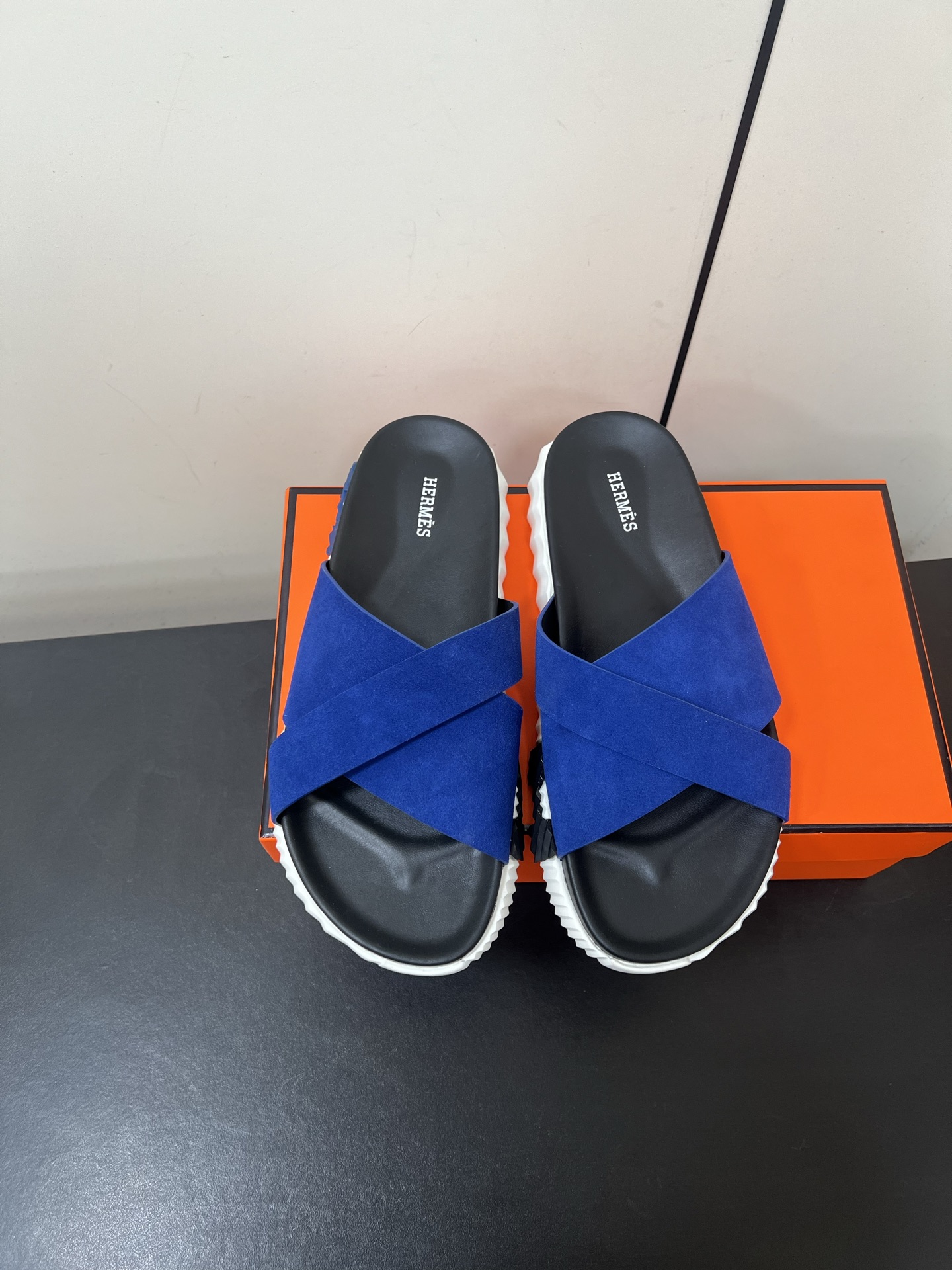 Hermès 交叉 织带 防水台 凉鞋 二舅鞋 H拖鞋