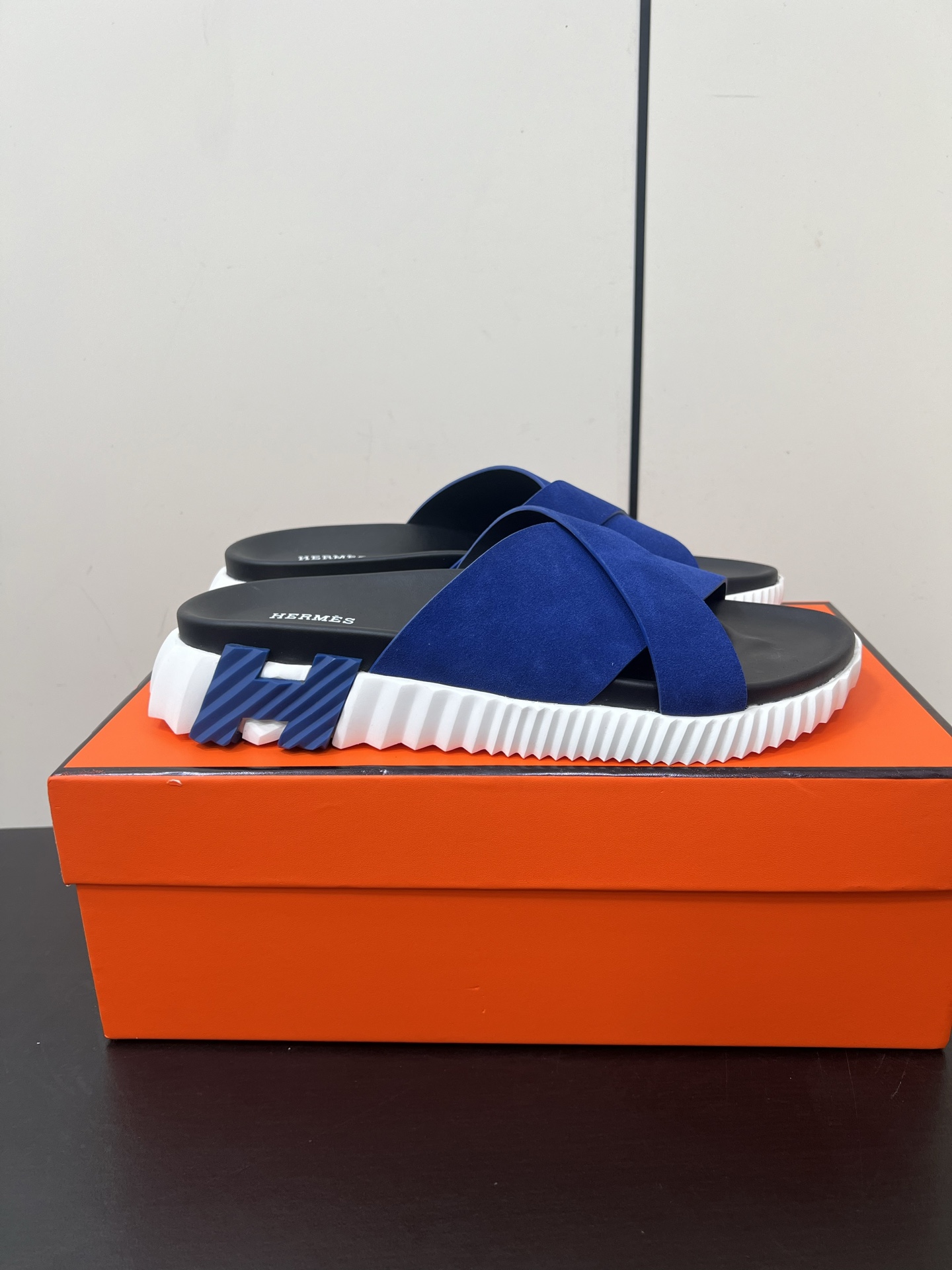 Hermès 交叉 织带 防水台 凉鞋 二舅鞋 H拖鞋