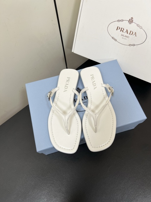 Prada Women's Minimalist Thong Sandals - Stylish, Casual, and Comfortable