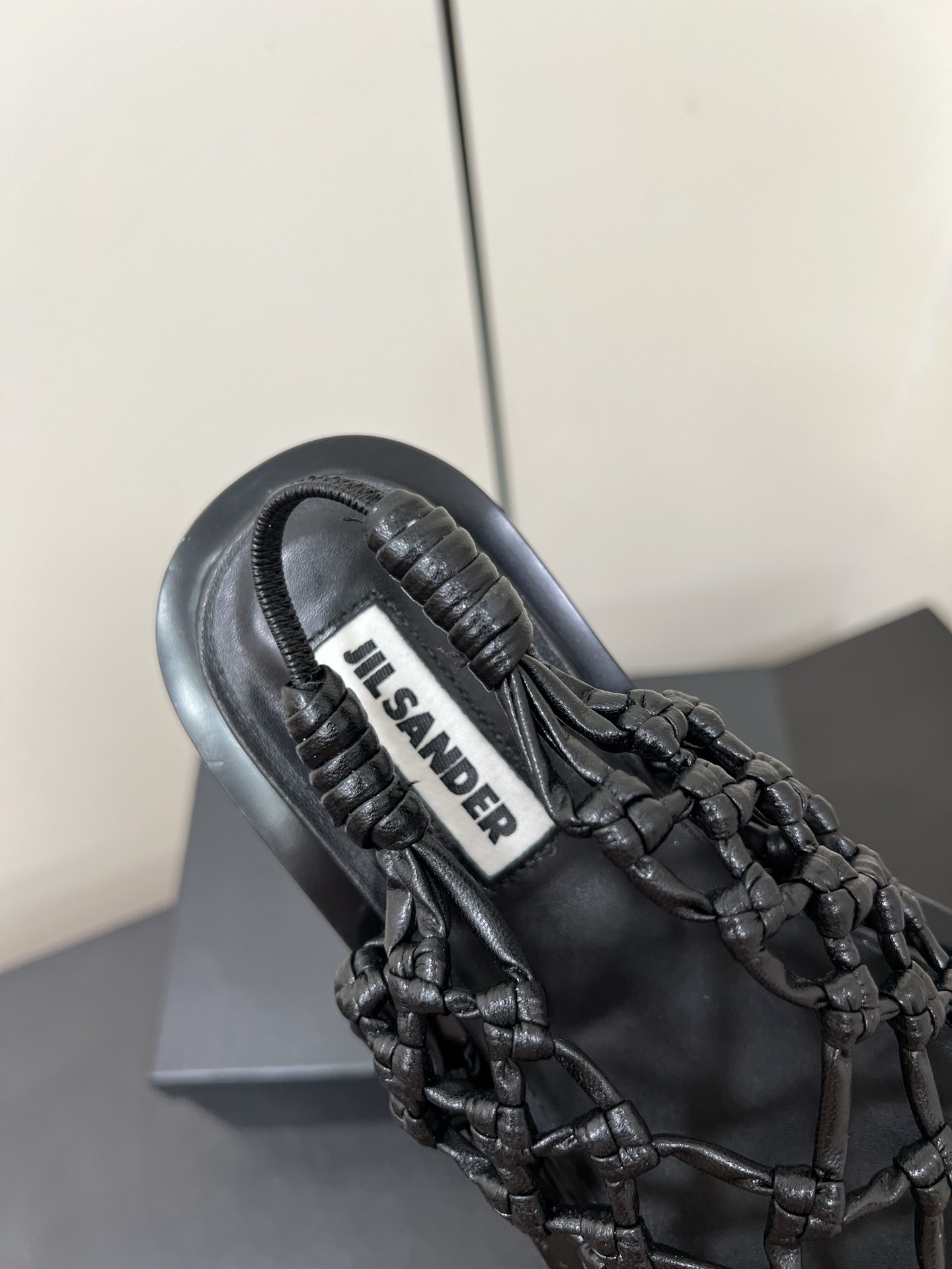 JILSANDER Sheep Skin Woven Sandals: Euro-American Style, Flaccid Leather Reinforcement - 图片 7