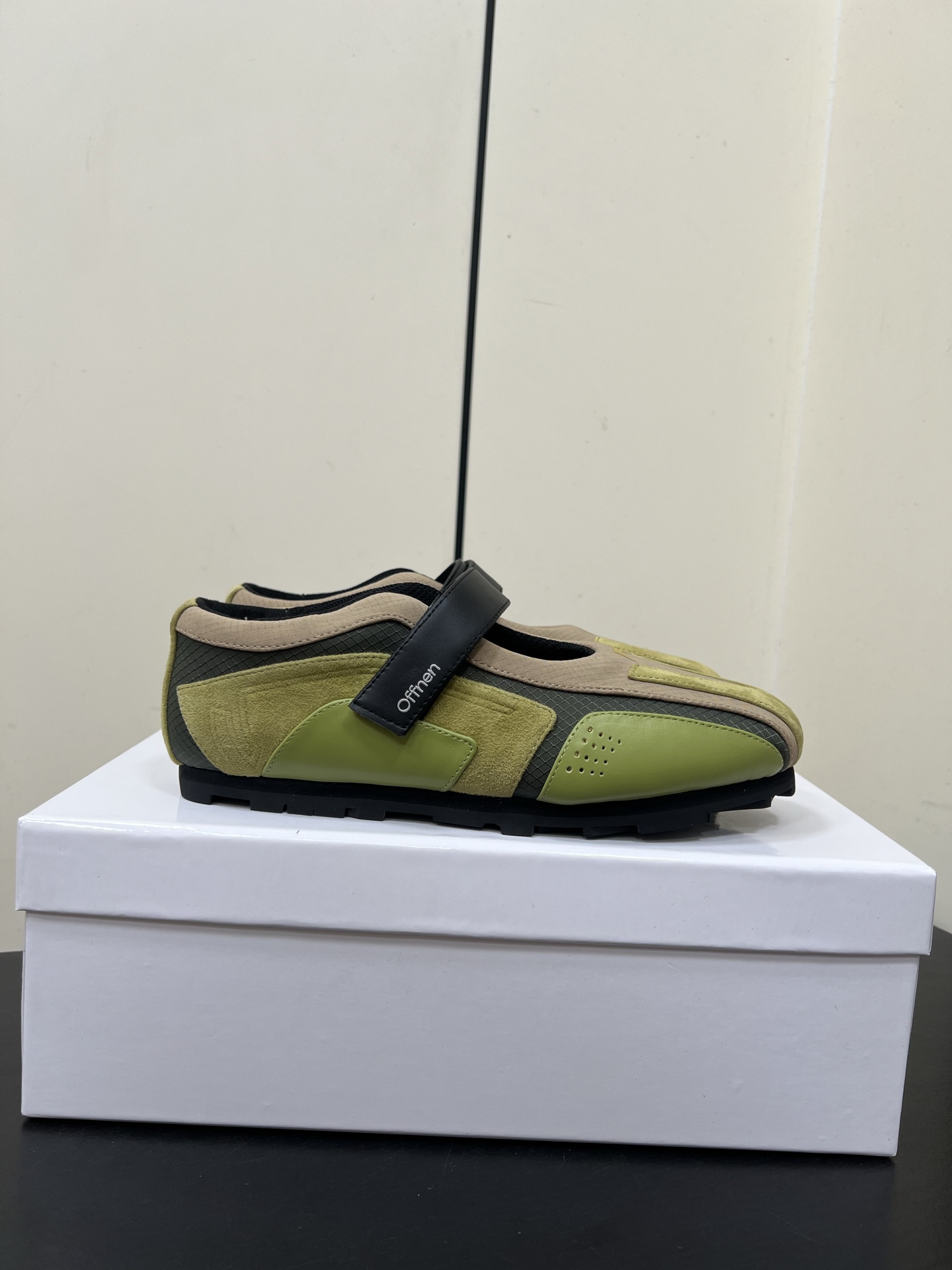 P750 Offnen 25AW Mary Jane Sneakers: Modern Ballet-inspired Design in Tundra Green - 图片 5