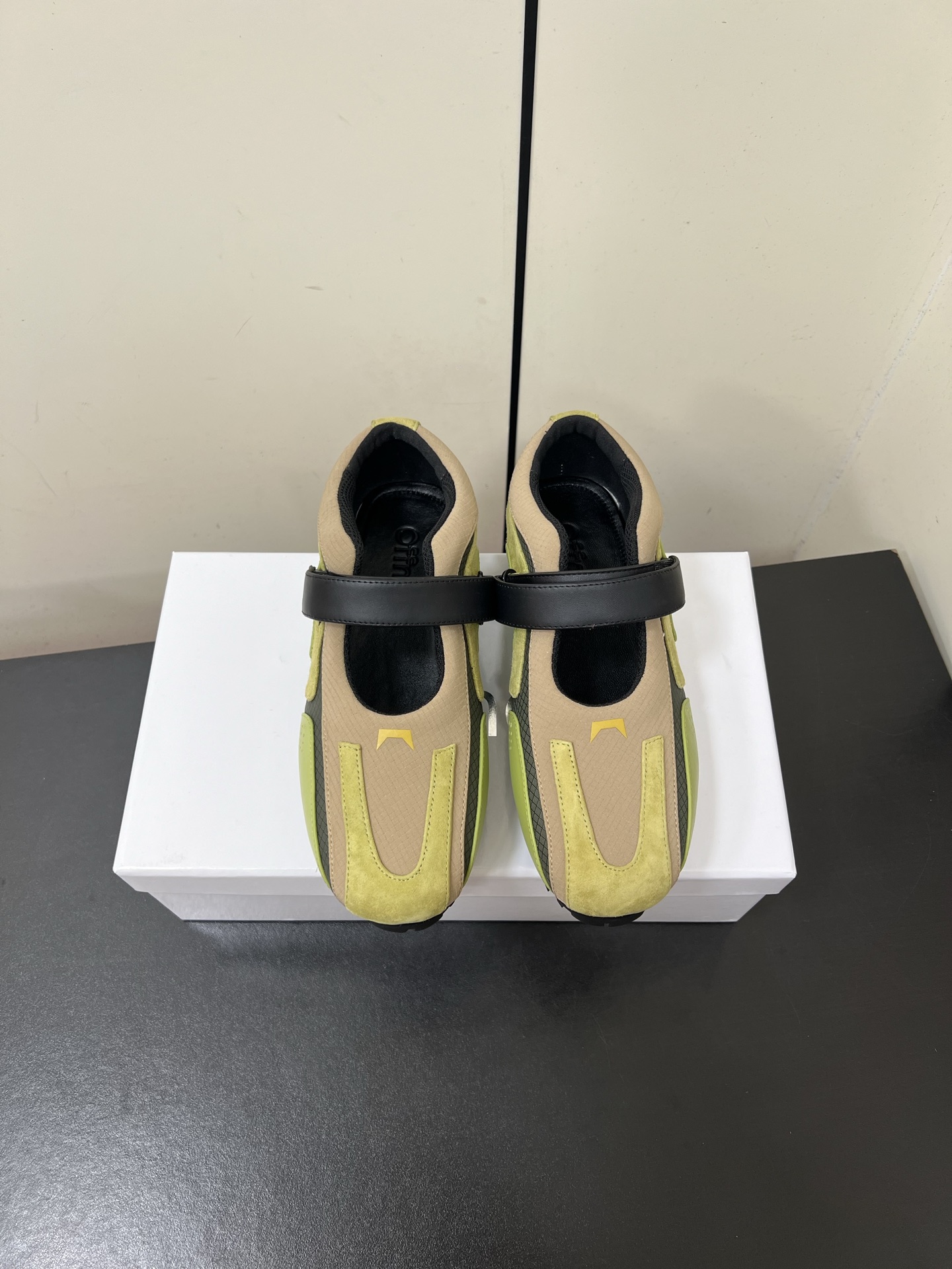 P750 Offnen 25AW Mary Jane Sneakers: Modern Ballet-inspired Design in Tundra Green - 图片 2