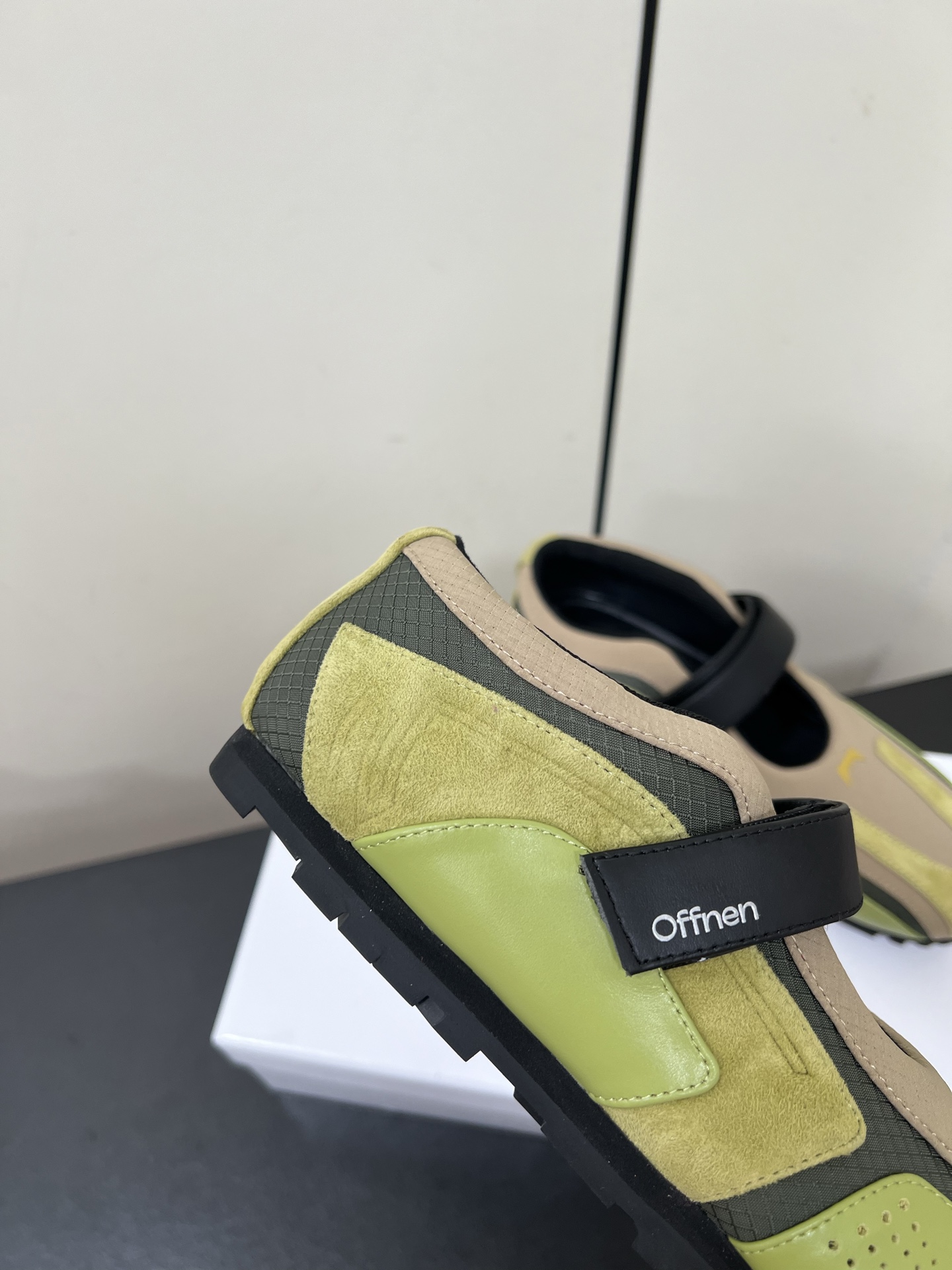 P750 Offnen 25AW Mary Jane Sneakers: Modern Ballet-inspired Design in Tundra Green - 图片 8