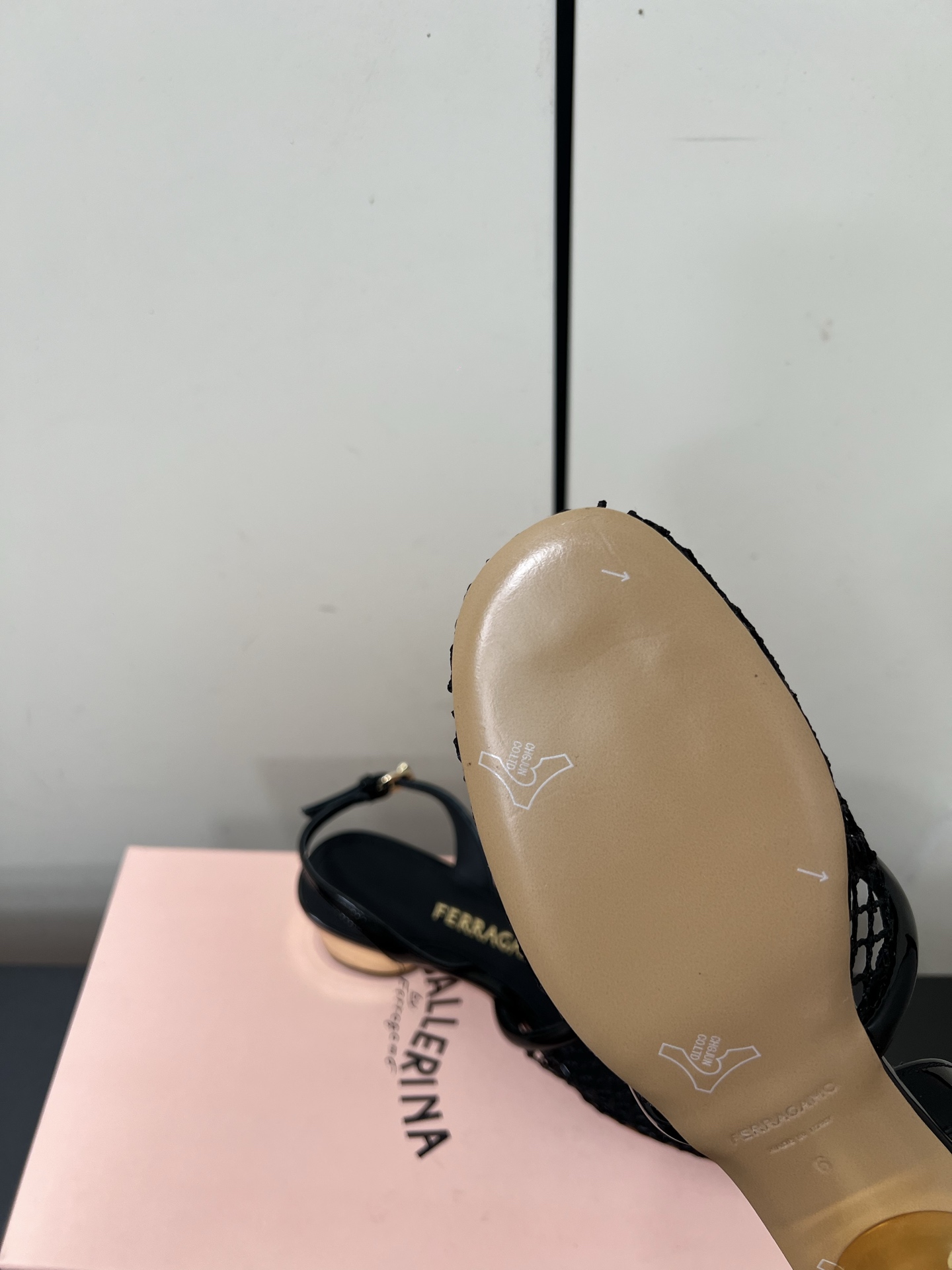 Ferragamo 25AW Net Metal Heel Sandals: Fashionable, Comfortable, and Customizable Sizes - 图片 8