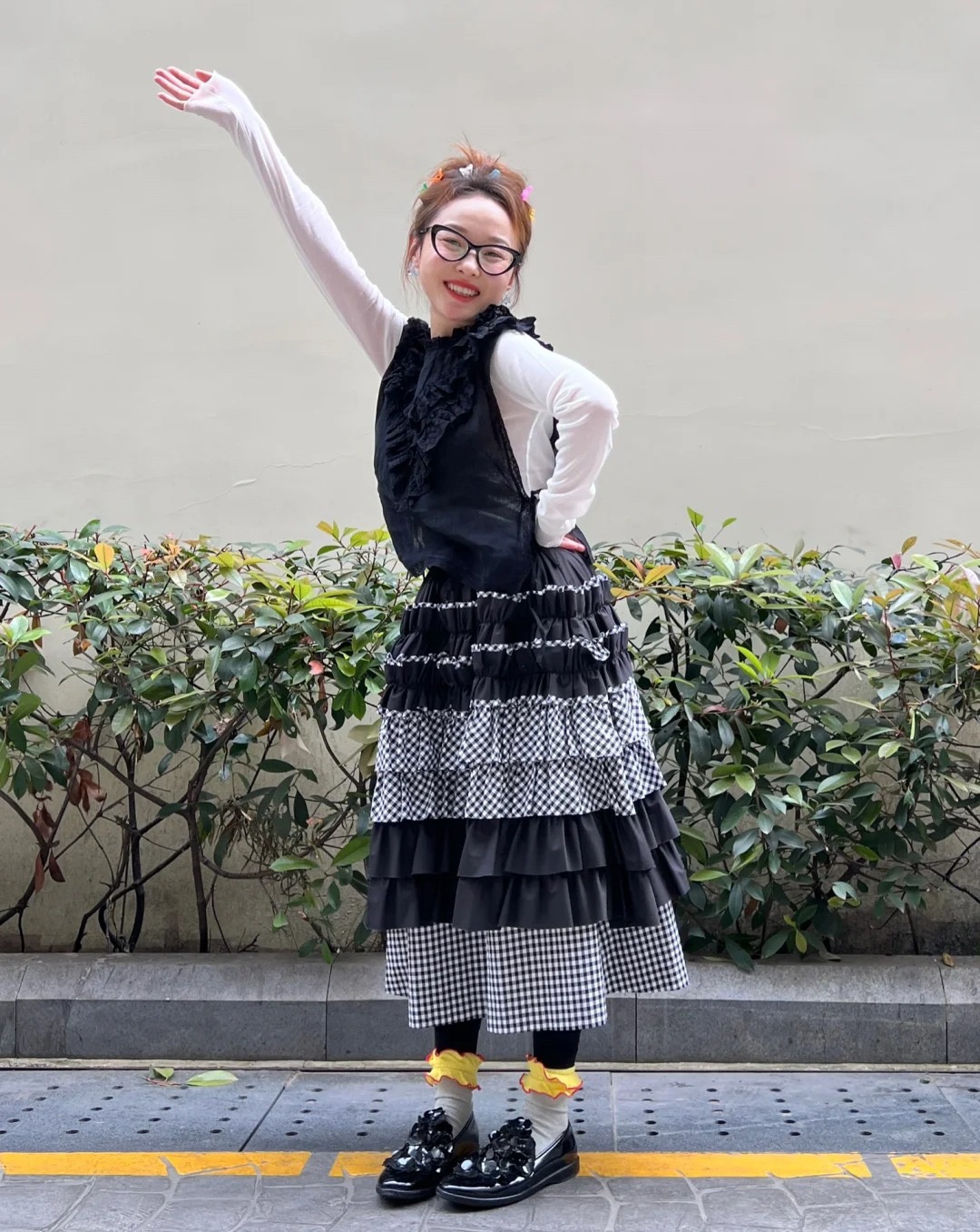 NO:707266,Upper foot picture 2, single shoes Mary Jane, mary jane19860909上脚图2,单鞋玛丽珍,mary jane,Women's Shoes