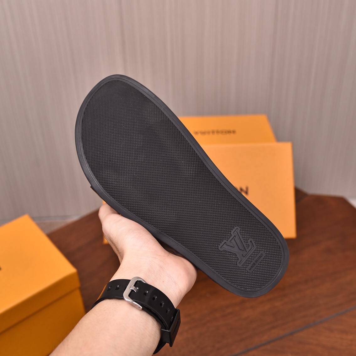 Louis Vuitton Men's Luxury Slides | Comfortable & Stylish | Size 35-46 8 i1708099208 8290 2