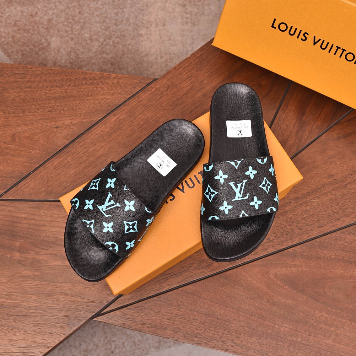 Louis Vuitton Men's Monogrammed Sliders | Comfortable & Stylish Sandals 3 i1708099502 4045 5
