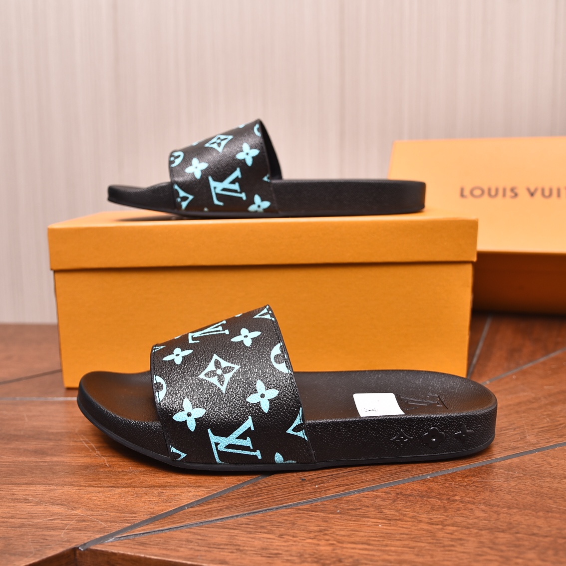 Louis Vuitton Men's Monogrammed Sliders | Comfortable & Stylish Sandals 7 i1708099502 4890 6
