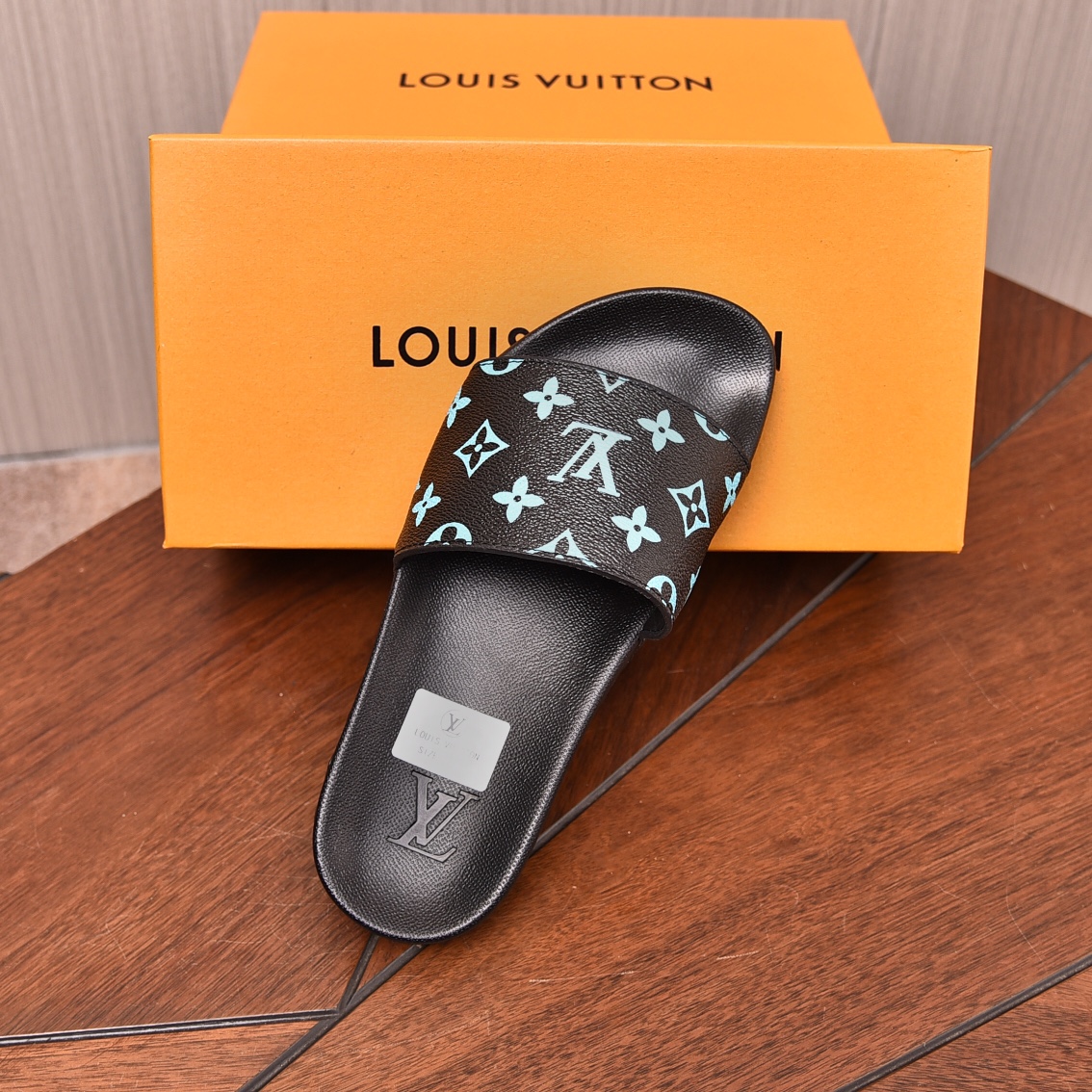 Louis Vuitton Men's Monogrammed Sliders | Comfortable & Stylish Sandals 6 i1708099502 6170 0