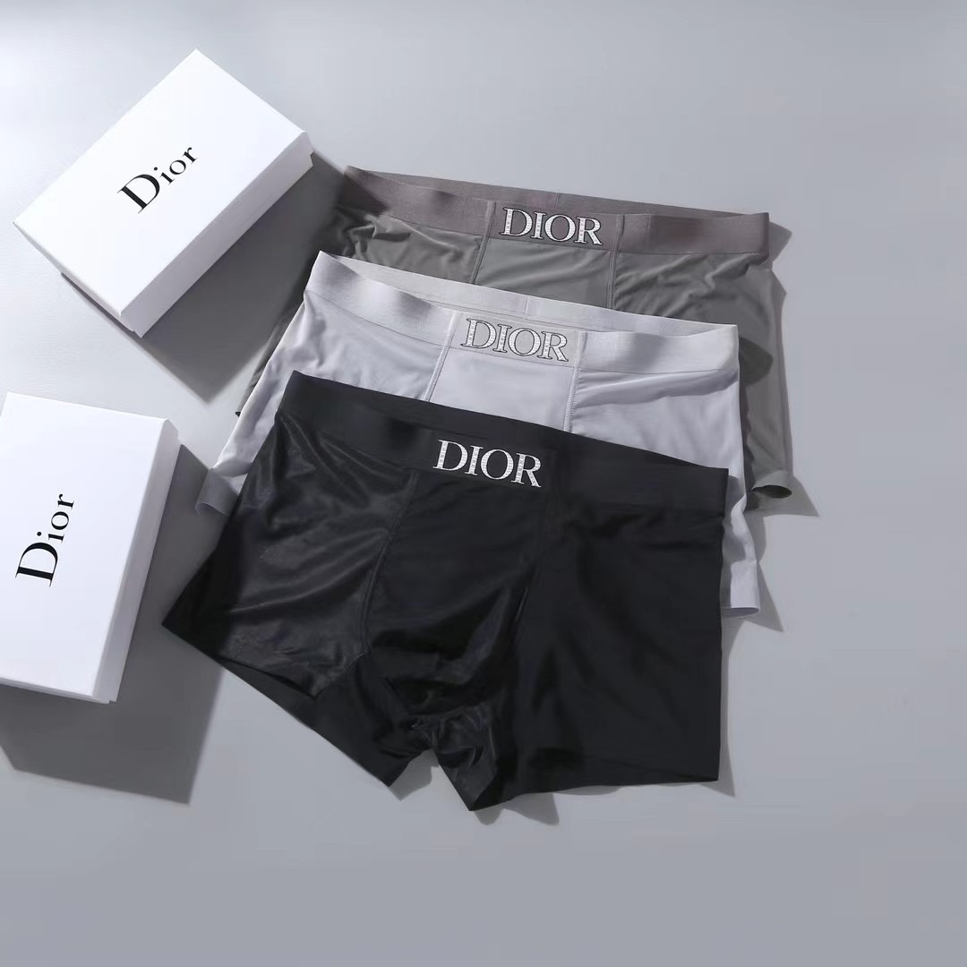 新品！DIOR 迪奥 原单品质，时尚潮男新品 锦纶冰丝无缝切割工艺 科学配 76%锦纶+24%氨纶，丝滑