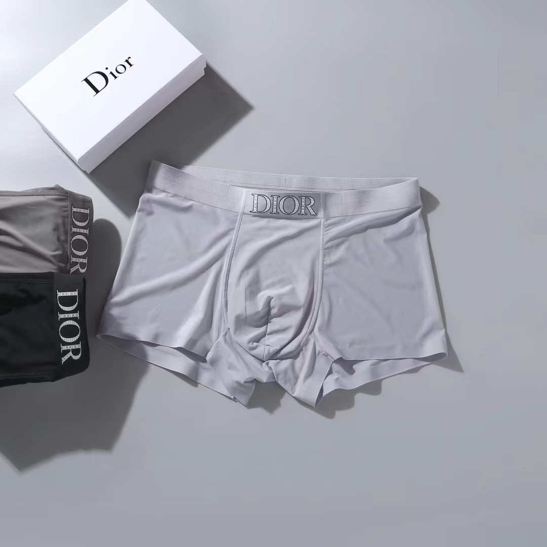 新品！DIOR 迪奥 原单品质，时尚潮男新品 锦纶冰丝无缝切割工艺 科学配 76%锦纶+24%氨纶，丝滑