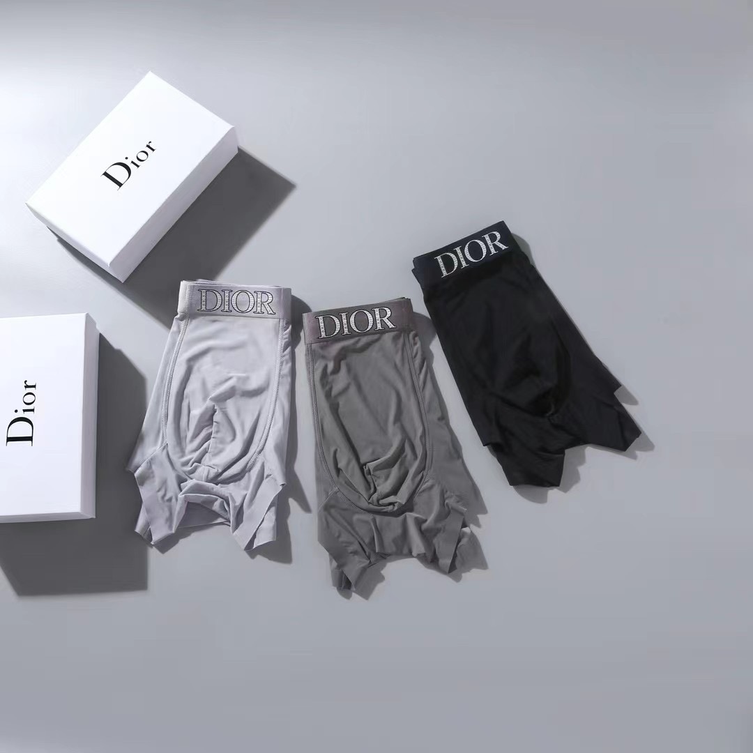 新品！DIOR 迪奥 原单品质，时尚潮男新品 锦纶冰丝无缝切割工艺 科学配 76%锦纶+24%氨纶，丝滑