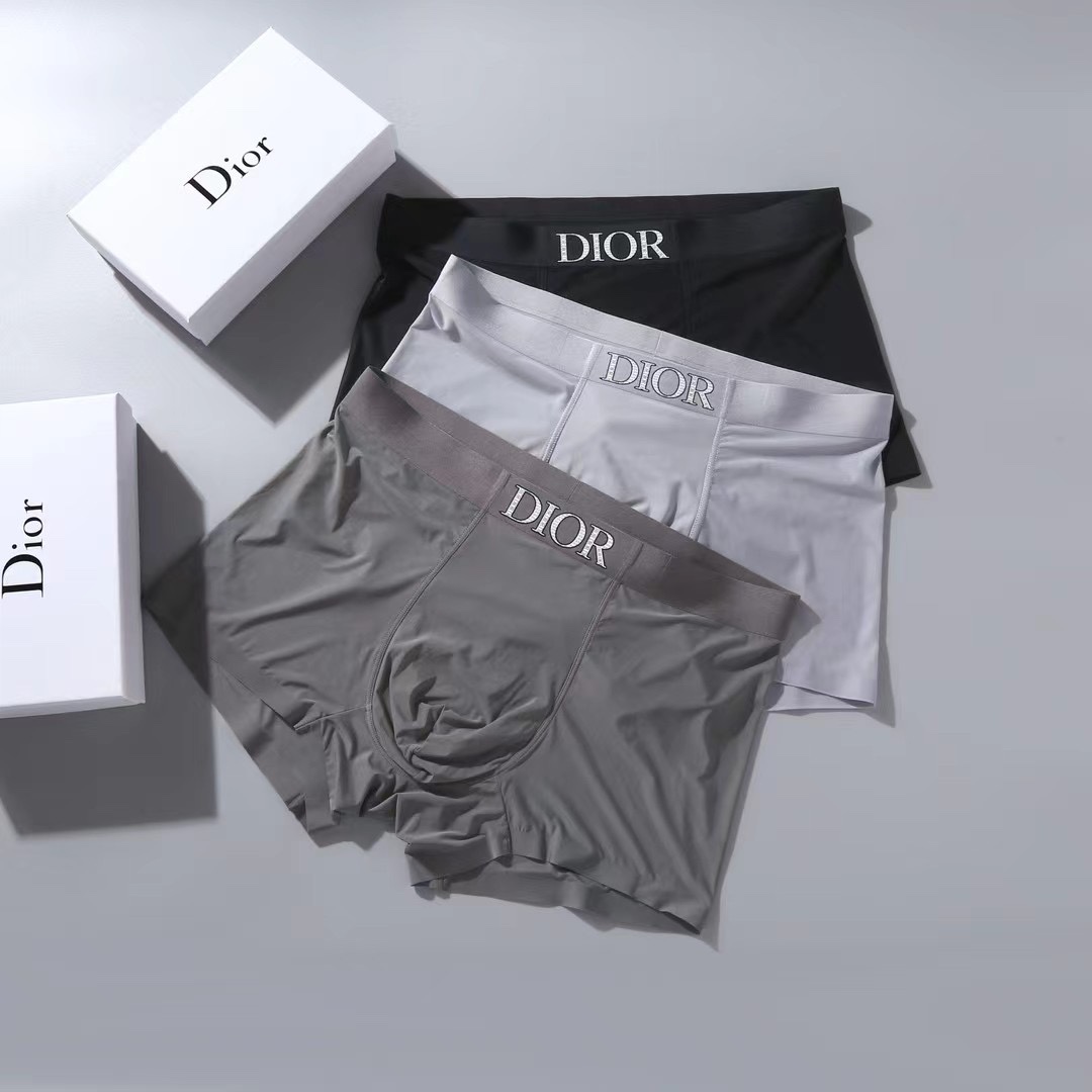 新品！DIOR 迪奥 原单品质，时尚潮男新品 锦纶冰丝无缝切割工艺 科学配 76%锦纶+24%氨纶，丝滑