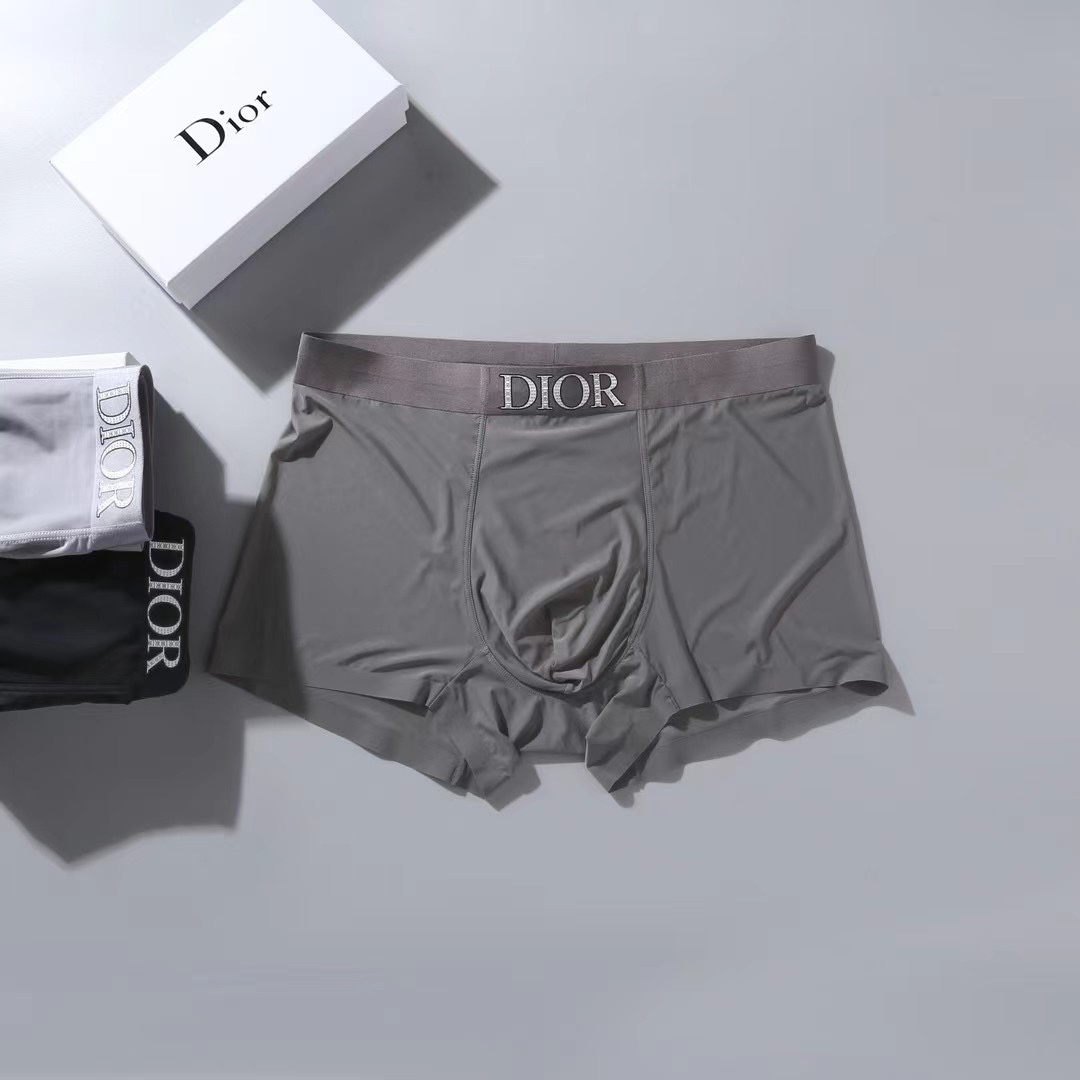 新品！DIOR 迪奥 原单品质，时尚潮男新品 锦纶冰丝无缝切割工艺 科学配 76%锦纶+24%氨纶，丝滑