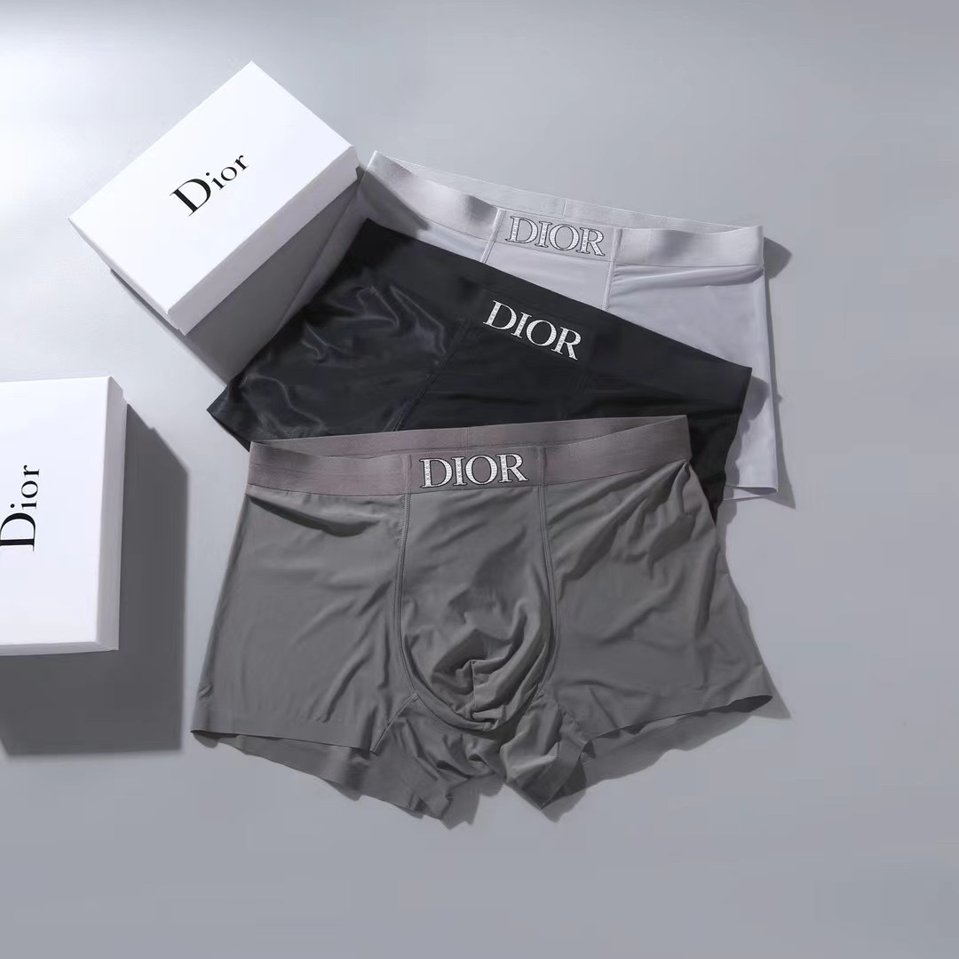 新品！DIOR 迪奥 原单品质，时尚潮男新品 锦纶冰丝无缝切割工艺 科学配 76%锦纶+24%氨纶，丝滑