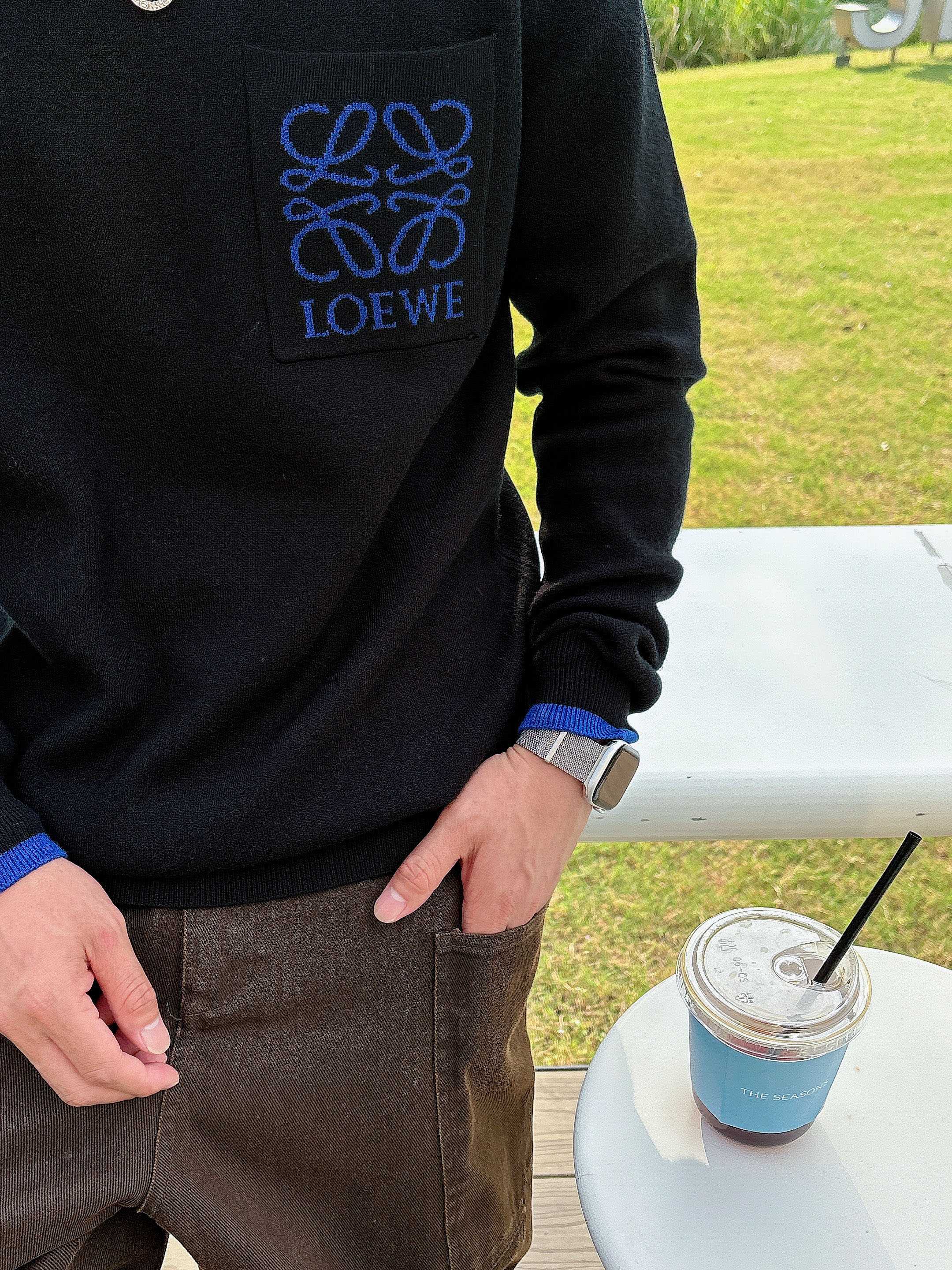 罗意威loewe 2025官网秋冬季最新款圆领毛衣，专柜同步在售爆款！特供羊毛混纺面料.手感舒适.可直接