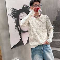 古驰Gucci 2025官网秋冬季最新款圆领毛衣,专柜同步在售爆款!特供羊毛混纺面料.手感舒适.可直接接 古驰Gucci 2025官网秋冬季最新款圆领毛衣,专柜同步在售爆款!特供羊毛混纺面料.手感舒适.可直接接