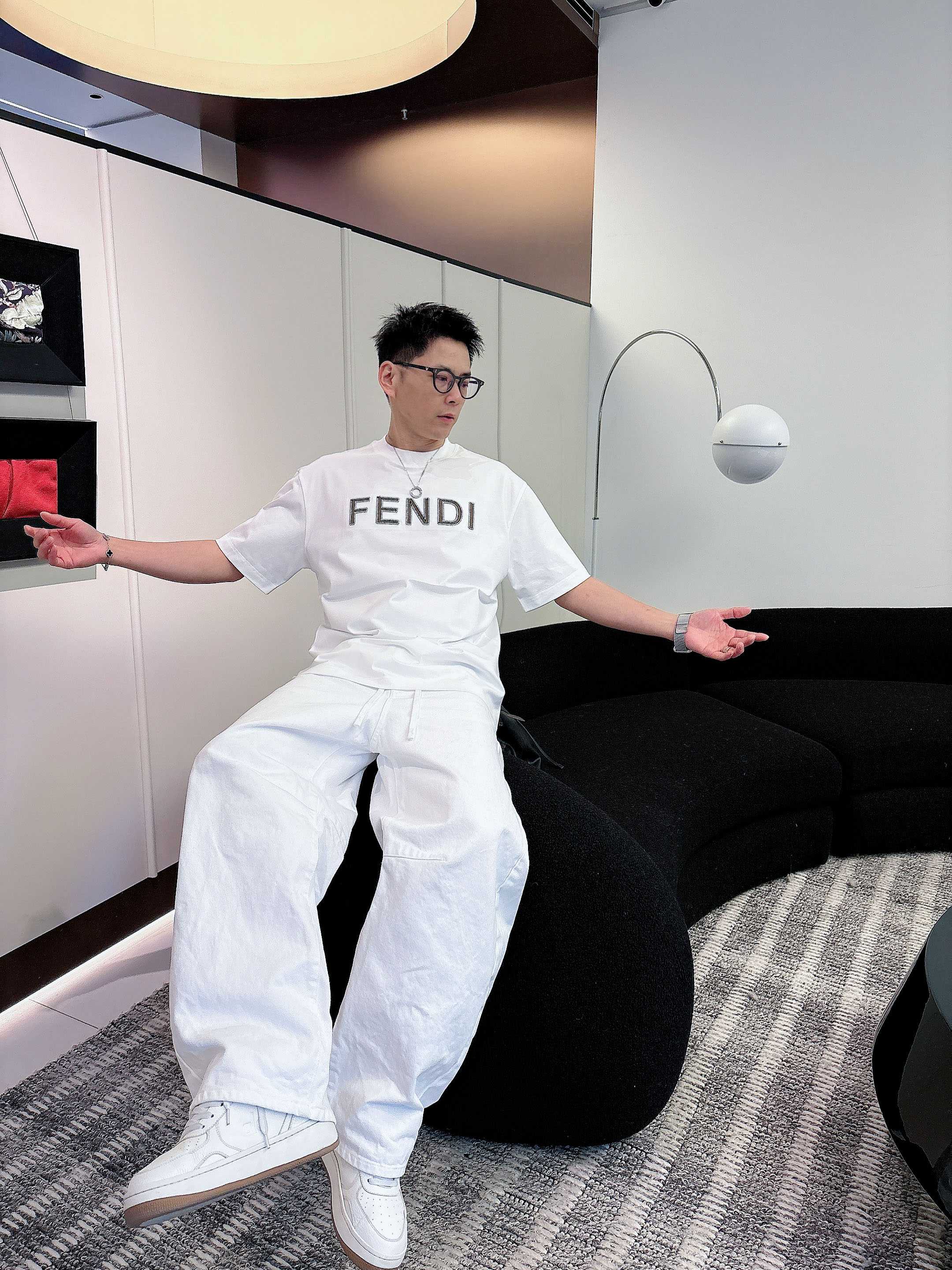 Fendi men 2026 New New T ！ logo . . . . . ！ ！ — photo 5
