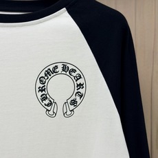 【全码现货】Chrome Hearts克罗心符文撞色拼接长袖 size S M L XL 这款Chrome Hearts 【全码现货】Chrome Hearts克罗心符文撞色拼接长袖 size S M L XL 这款Chrome Hearts