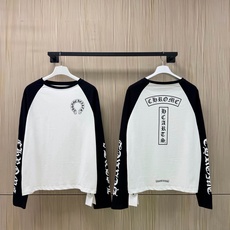 【全码现货】Chrome Hearts克罗心符文撞色拼接长袖 size S M L XL 这款Chrome Hearts 【全码现货】Chrome Hearts克罗心符文撞色拼接长袖 size S M L XL 这款Chrome Hearts