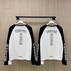【全码现货】Chrome Hearts克罗心符文撞色拼接长袖 size S M L XL 这款Chrome Hearts 【全码现货】Chrome Hearts克罗心符文撞色拼接长袖 size S M L XL 这款Chrome Hearts
