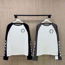 【全码现货】Chrome Hearts克罗心符文撞色拼接长袖 size S M L XL 这款Chrome Hearts 【全码现货】Chrome Hearts克罗心符文撞色拼接长袖 size S M L XL 这款Chrome Hearts