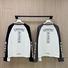【全码现货】Chrome Hearts克罗心符文撞色拼接长袖 size S M L XL 这款Chrome Hearts 【全码现货】Chrome Hearts克罗心符文撞色拼接长袖 size S M L XL 这款Chrome Hearts