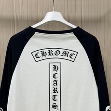 【全码现货】Chrome Hearts克罗心符文撞色拼接长袖 size S M L XL 这款Chrome Hearts 【全码现货】Chrome Hearts克罗心符文撞色拼接长袖 size S M L XL 这款Chrome Hearts