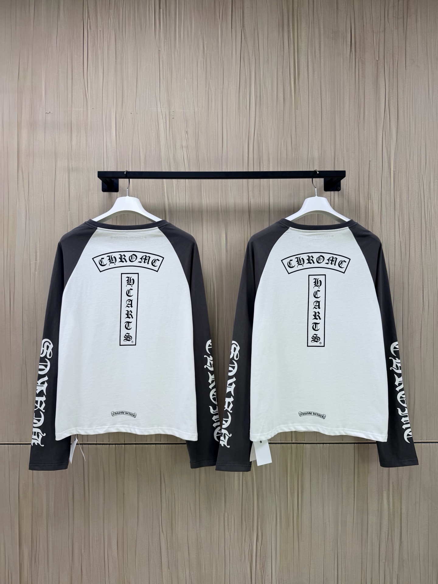 【全码现货】Chrome Hearts克罗心符文撞色拼接长袖 size S M L XL 这款Chrome Hearts