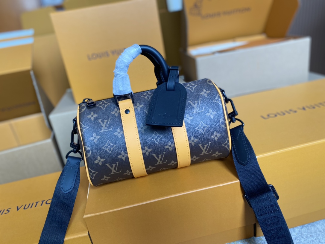 Louis Vuitton LV Keepall Bags Handbags Monogram Eclipse Canvas M46687