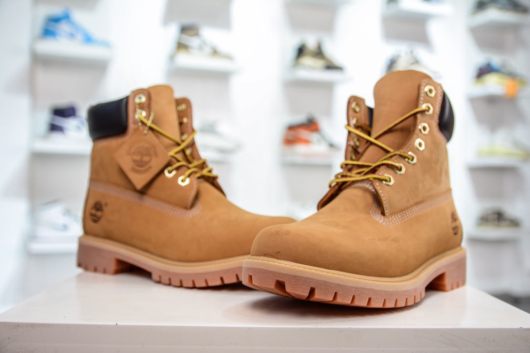 Mid-range value-for-money version of Timberland classic yellow boots