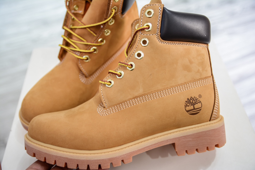 Mid-range value-for-money version of Timberland classic yellow boots