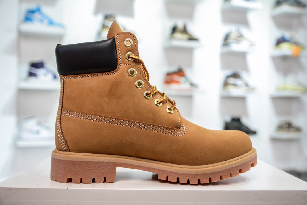 Mid-range value-for-money version of Timberland classic yellow boots