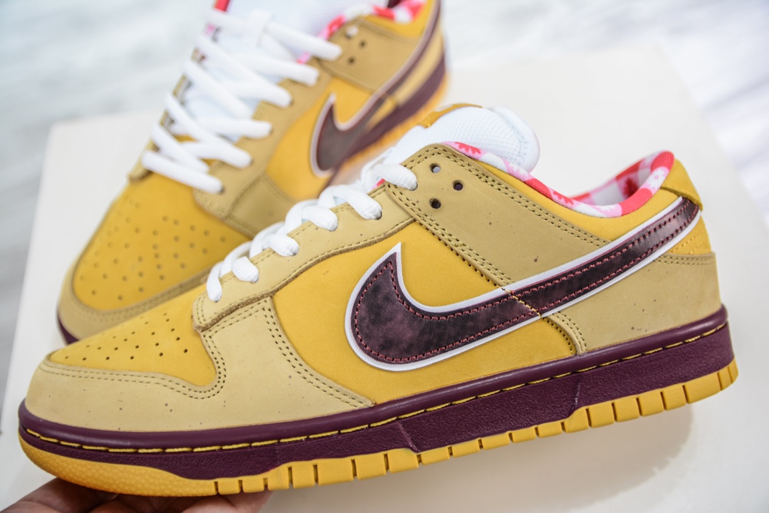 300 Concepts x Nike  SB Dunk Low Yellow Lobster 黄龙虾联名配色 313170-137