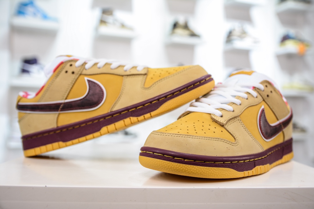 300 Concepts x Nike  SB Dunk Low Yellow Lobster 黄龙虾联名配色 313170-137