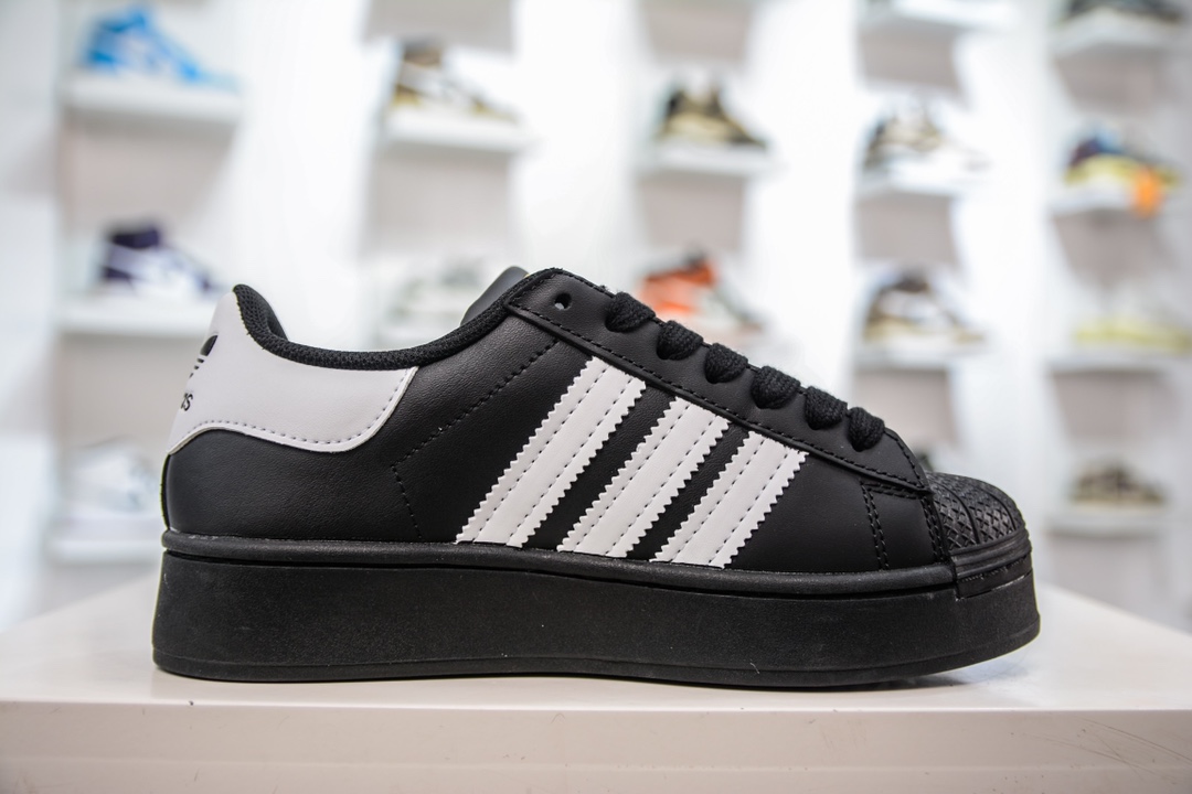 160 阿迪达斯Adidas三叶草厚底 Originals Superstar Pride RM贝壳头板鞋 EG4961