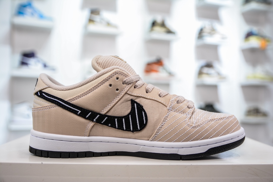 260 Albino &Preto x Nike Dunk SB Low”PearlWhite” 米黑白联名 FD2627-200