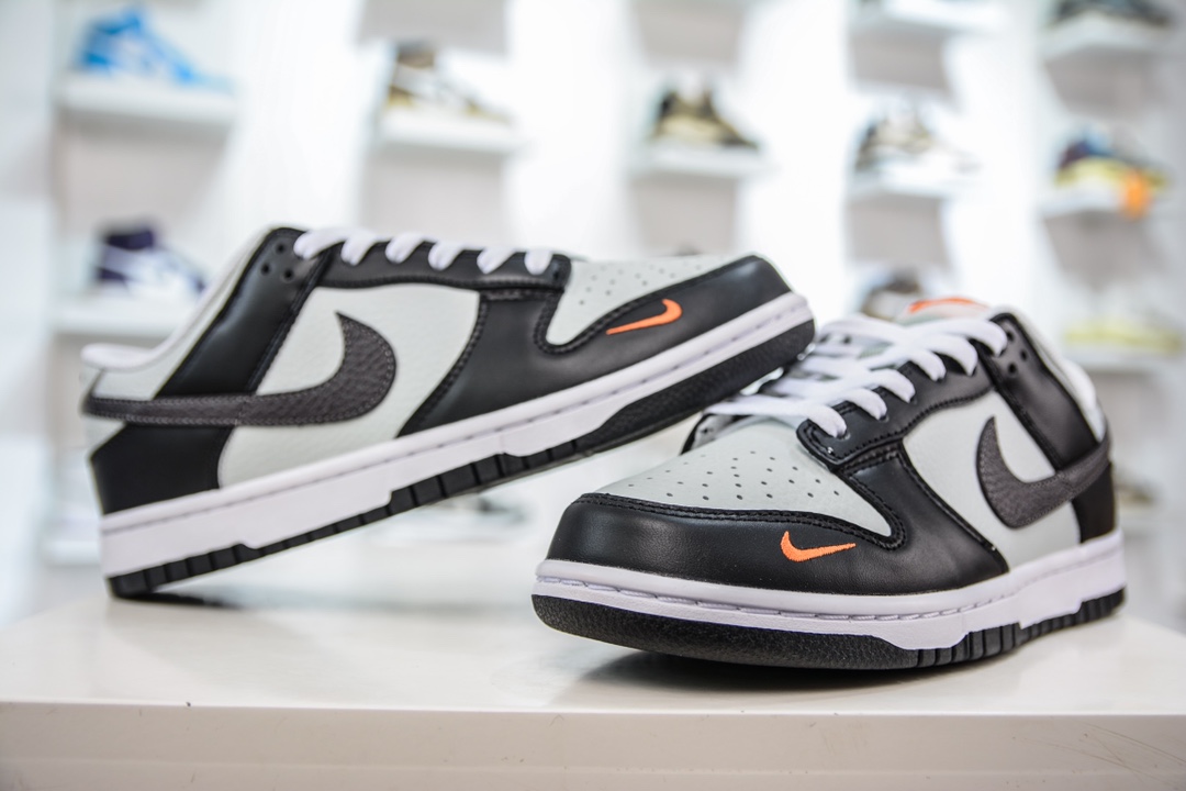 240 Nike SB Dunk Low 黑灰橙 FN7808-001