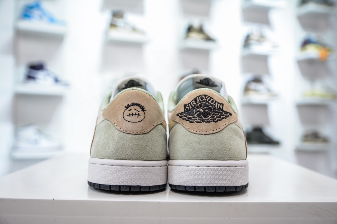 220 定制款 Fragment x Travis Scott x Air Jordan 1 Low 三方联名倒钩 DM7866-688