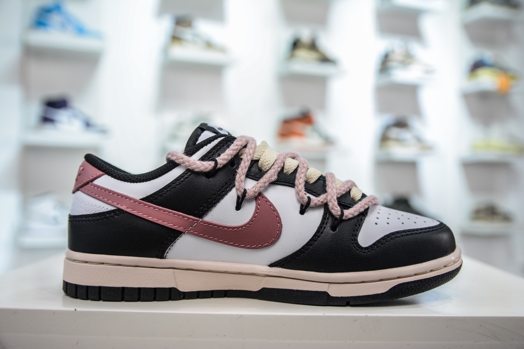 260 Nike SB Dunk Low 定制麻绳绑带 布贴 CW1590-100